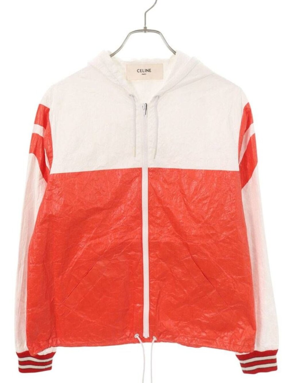 Celine Logo Print Paper Jacket 34